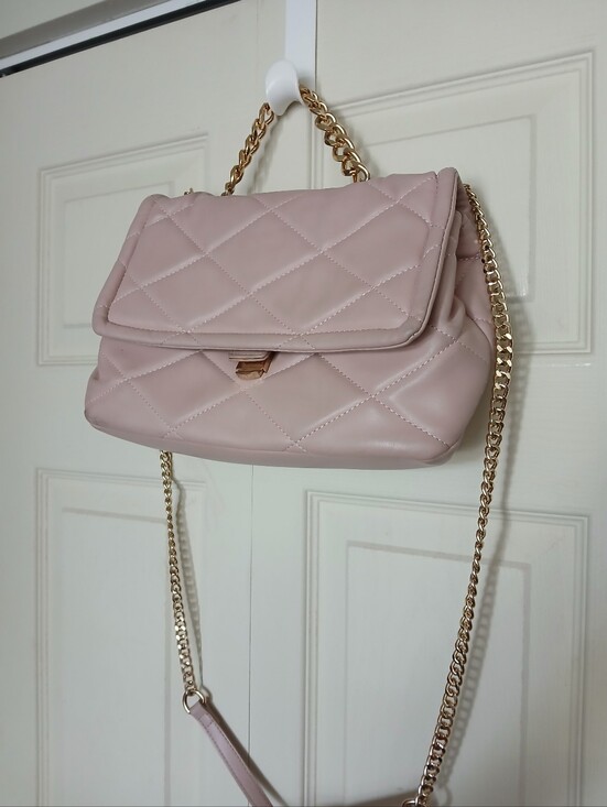 Call It Spring Handbags - Call It Spring Baby Pink Quilted Handbag Or Crossbody Bag